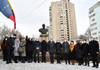 FOTO | 163 de ani de la Unirea dintre Țara Românească și Moldova au fost marcați astăzi, 24 ianuarie la Chișinău, la bustul domnitorului Alexandru Ioan Cuza