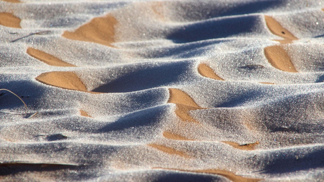 GALERIE FOTO | A nins în deșertul Sahara