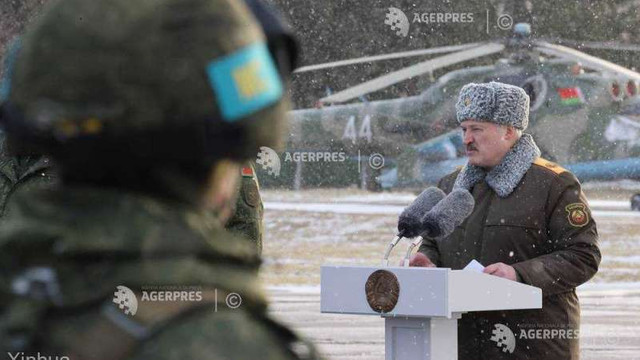 Rusia și Belarus vor desfășura exerciții militare comune în februarie