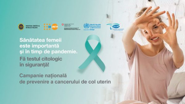 Săptămâna internațională de prevenire a cancerului de col uterin | Autoritățile îndeamnă femeile să meargă la medicul de familie pentru a efectua testul citologic de prevenție