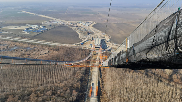 Podul suspendat peste Dunăre din Brăila, România – vizitat de o delegație a ASD