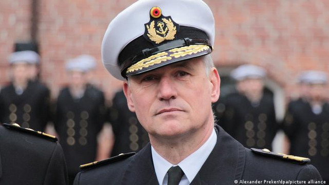Șeful forțelor navale ale Germaniei a demisionat după ce a făcut comentarii legate de Rusia și Ucraina
