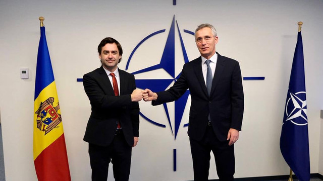 Nicu Popescu s-a întâlnit la Bruxelles cu secretarul general al NATO Jens Stoltenberg