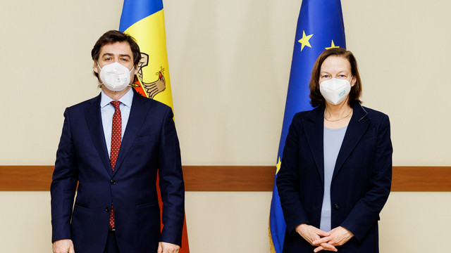 Ministrul Nicu Popescu a primit vizita de rămas bun a ambasadoarei Republicii Federale Germania