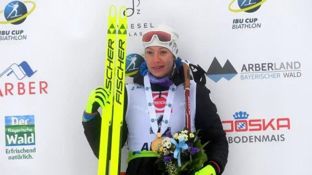 Alina Stremous, campioană europeană la biatlon