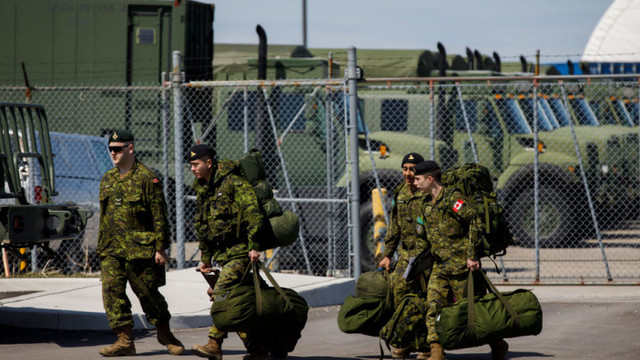 Canada și-a deplasat trupele militare în vestul Ucrainei, în apropierea graniței cu Belarus