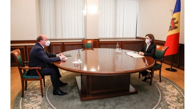 Maia Sandu a avut o întrevedere cu Ambasadorul Federației Ruse la Chișinău, Oleg Vasnețov