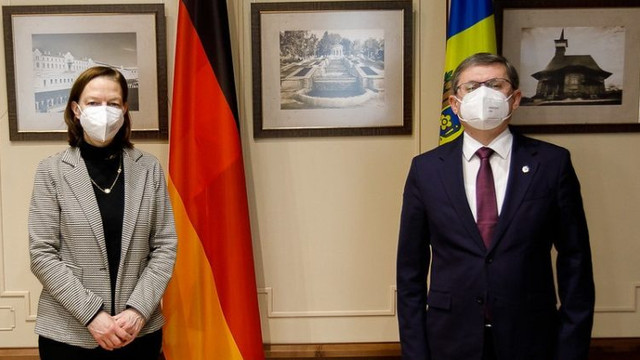 Speakerul Igor Grosu a avut o întrevedere cu Ambasadoarea Germaniei în Republica Moldova, Angela Ganninger, la final de mandat