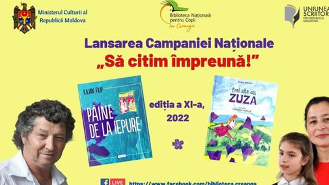 A fost lansată Campania Naționala „Să citim împreună!”
