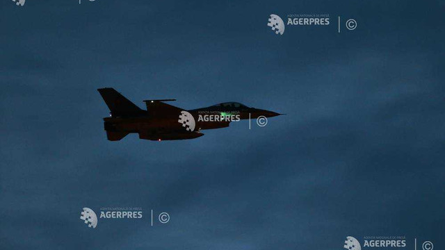 O escadrilă de avioane de vânătoare americane F-16 se mută din Germania în România

