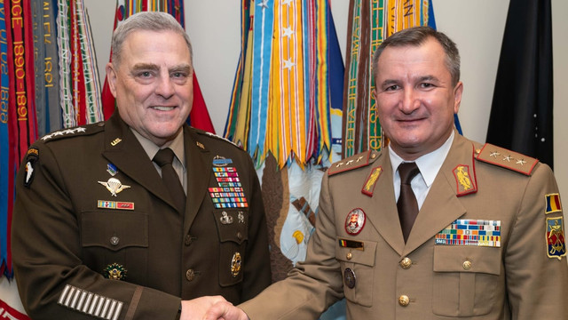 Șefii de Stat Major ai armatelor României și SUA au discutat despre securitatea la Marea Neagră