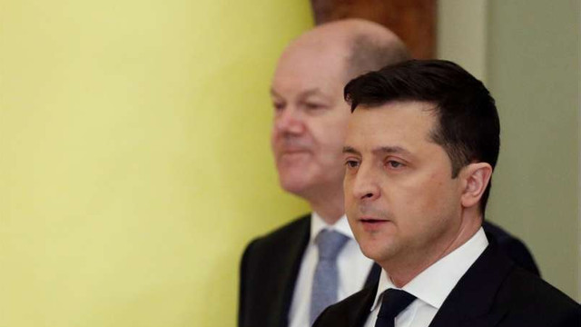 În vizită la Kiev, Scholz face apel la Rusia să profite de ofertele de dialog
