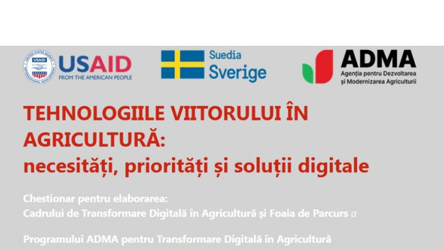 Agricultorii din R. Moldova sunt îndemnați să completeze un chestionar privind tehnologiile digitale în sector