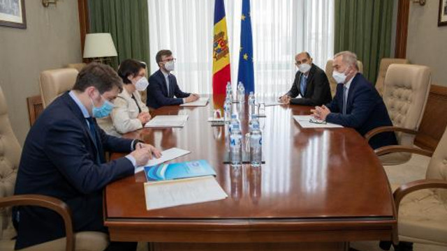 Prioritățile R. Moldova în contextul deținerii Președinției OCEMN, discutate de către prim-ministra Natalia Gavrilița și Secretarul General al Organizației, Lazăr Comănescu