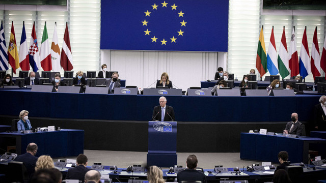 Parlamentul European cere Rusiei să retragă trupele din jurul Ucrainei. Liderii PE vor întreruperea Nord Stream 2 în cazul unui atac
