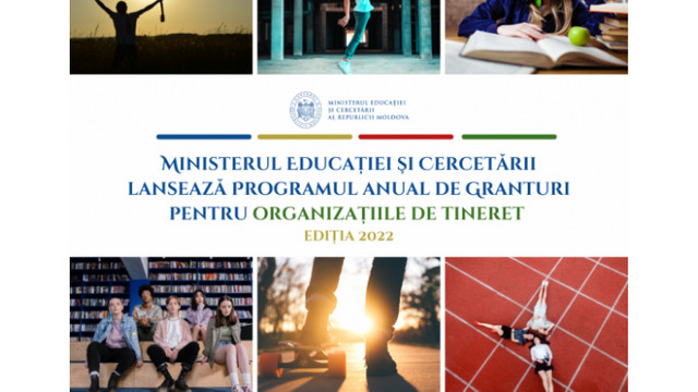 Ministerul Educației a lansat Programul anual de Granturi pentru organizațiile de tineret