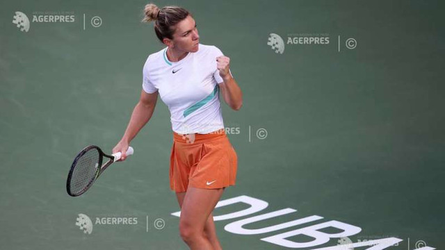 Simona Halep, învinsă de Jelena Ostapenko în semifinale la Dubai (WTA)