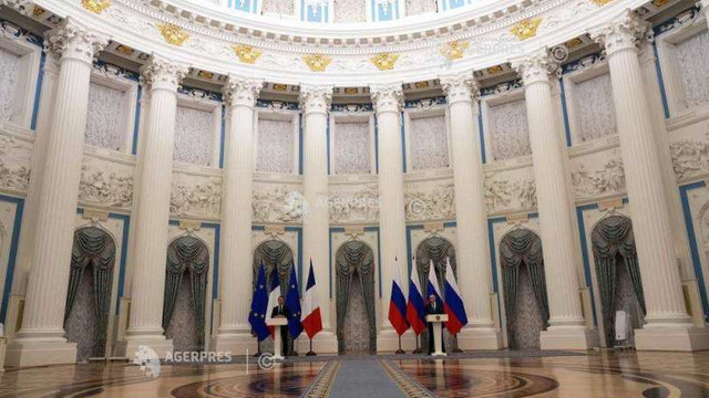 Macron și Putin, de acord să încerce obținerea unui armistițiu în estul Ucrainei (Palatul Elysee)