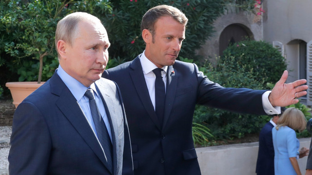 Franța denunță “deriva ideologică” și “discursul paranoic” ale lui Vladimir Putin: Nu și-a respectat cuvântul dat lui Emmanuel Macron