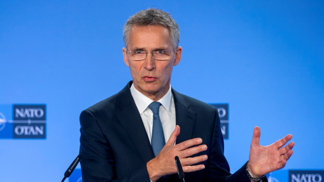 Jens Stoltenberg: Peste 100 de avioane de luptă au fost puse în alertă. NATO și-a activat planurile de apărare pentru țările membre din Europa de Est