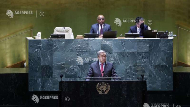 Lumea este în fața unui 'moment de pericol', atenționează secretarul general al ONU