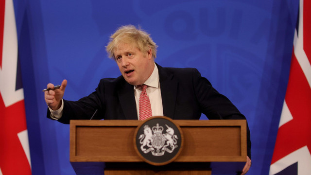 Boris Johnson: Este un act nesăbuit de agresiune al lui Putin. Vom avea un pachet masiv de sancțiuni economice
