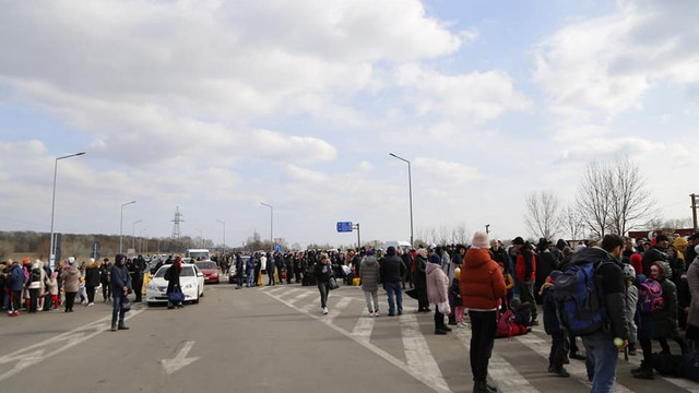 La ieșirea din Republica Moldova este trafic intensiv, anunță Poliția de Frontieră