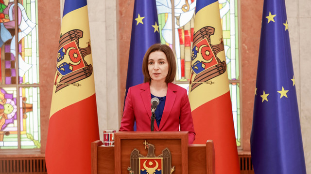 Președinta Maia Sandu: „În aceste vremuri complicate pentru R. Moldova integrarea europeană este garanția cea mai importantă că țara noastră va rămâne parte a lumii libere”
