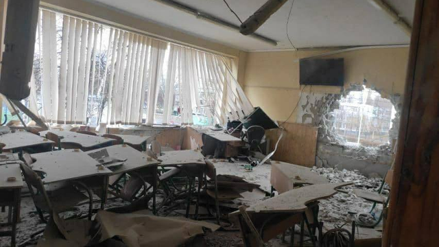 Noi imagini cu dezastrul după bombardamentele rusești din Ucraina
