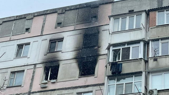 Un apartament din strada Alba Iulia a luat foc: Proprietarul a suferit arsuri