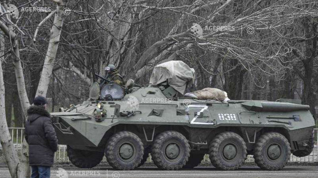 Ucraina | O coloană de vehicule blindate rusești a intrat în Energodar, lupte lângă o baricadă (primarul)