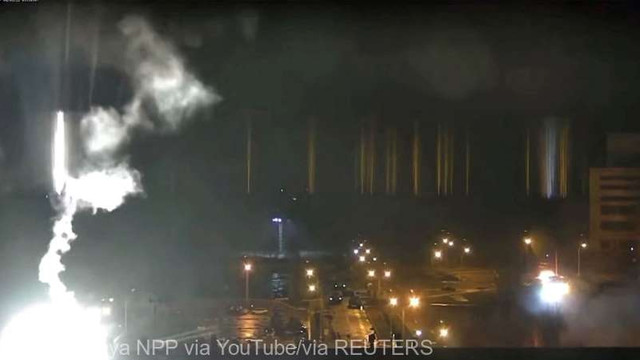 Ucraina: Incendiul de la centrala nucleară din Zaporojie a fost stins (echipele de intervenție ucrainene)

