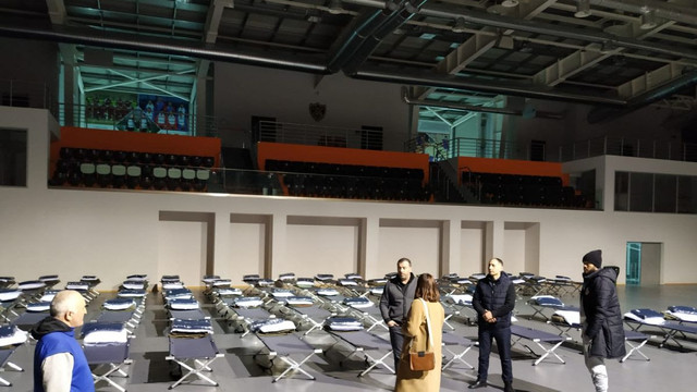 500 de locuri au fost amenajate pentru refugiații ucraineni la Arena Sport din Ciorescu (foto)