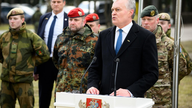 Lituania: „Putin nu se va opri în Ucraina”. Lumea, obligată să îi ajute pe ucraineni „dacă vrem să evităm al Treilea Război Mondial”