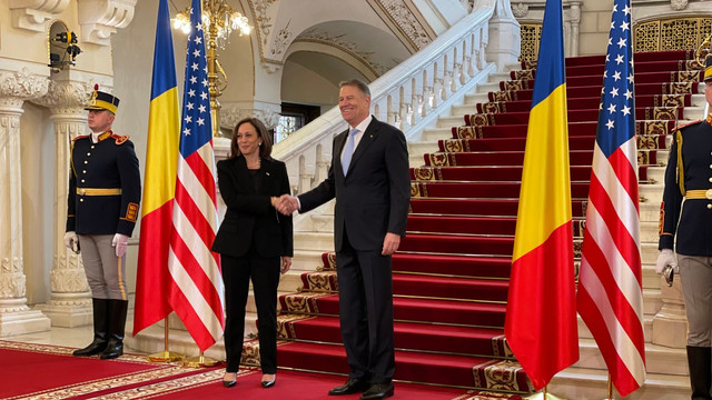 Kamala Harris, la București: Sunt aici pentru a reafirma angajamentul SUA față de parteneriatul cu România și față de NATO