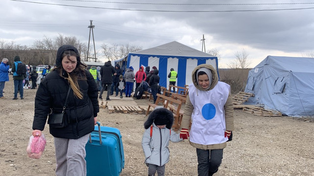 Centrele de sprijin „Punct Albastru” ale UNICEF sunt destinate serviciilor de protecție a copiilor și familiilor refugiate din Ucraina 

