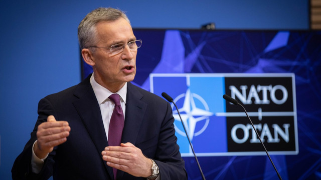 Jens Stoltenberg, după reuniunea extraordinară a miniștrilor Apărării din statele membre ale Alianței Nord-Atlantice : NATO va desfășura „substanțial mai multe forțe” pe flancul estic al alianței
