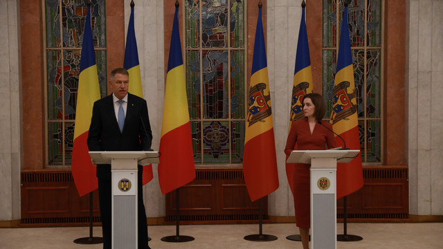 Klaus Iohannis, la Chișinău: România este pregătită să acorde Republicii Moldova toată susținerea în aspirațiile sale de integrare europeană și edificarea unui stat de drept