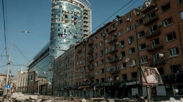 FOTO | Kievul după bombardamente