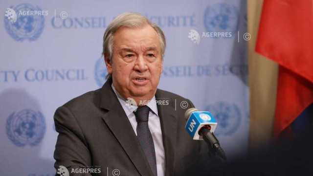 Secretarul general al ONU: Omenirea se îndreaptă ''cu ochii închiși spre o catastrofă climatică''