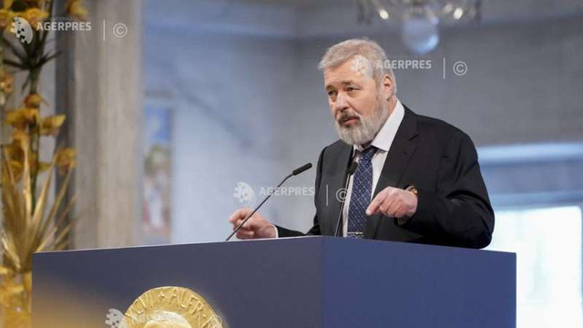 Jurnalistul rus laureat cu Nobelul pentru Pace își donează medalia pentru a ajuta refugiații ucraineni