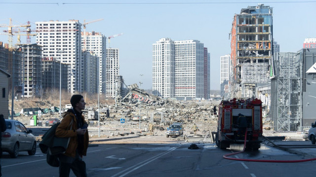 Explozii puternice se aud în Kiev

