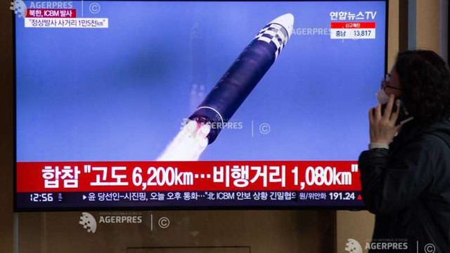 Noi sancțiuni ale Washingtonului după ce Coreea de Nord a lansat o rachetă intercontinentală