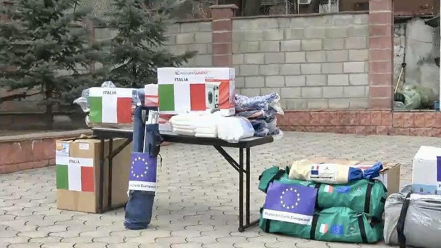 Italia a oferit un lot de ajutoare umanitare pentru refugiații ucraineni din R. Moldova