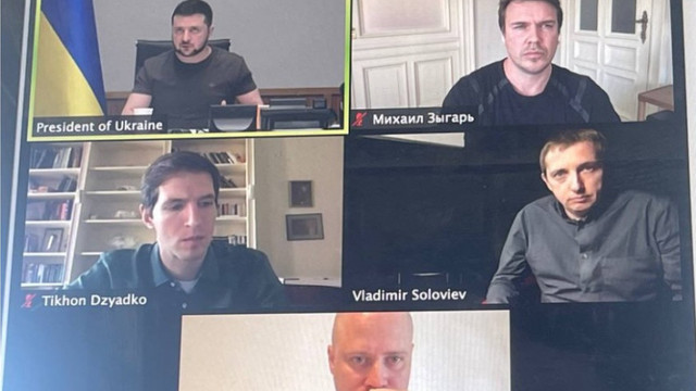 Cenzura de la Moscova interzice difuzarea interviului acordat de Volodimir Zelenski unor jurnaliști ruși