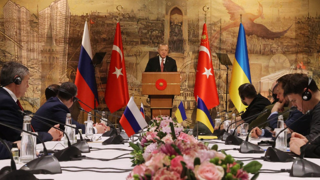 Erdogan spune că negocierile din Istanbul ar putea fi un prim pas pentru o întâlnire Putin-Zelenski