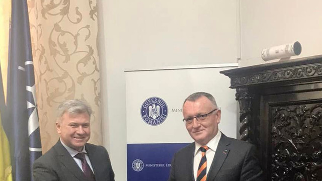 Ambasadorul Victor Chirilă a avut o întrevedere cu ministrul Educației al României, Sorin-Mihai Cîmpeanu
