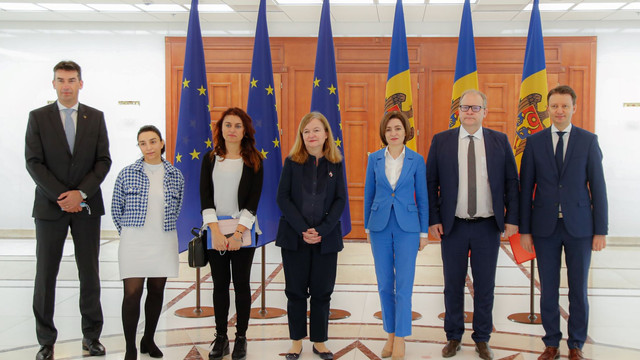 Președinta Maia Sandu s-a întâlnit cu grupul de deputați europeni aflați într-o vizită de lucru la Chișinău