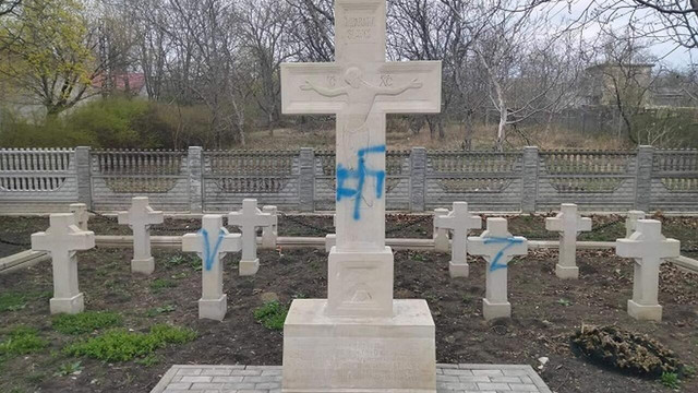 Ambasadorul Republicii Moldova la București, Victor Chirilă condamnă acțiunea de vandalizare a Cimitirului eroilor români din Fălești