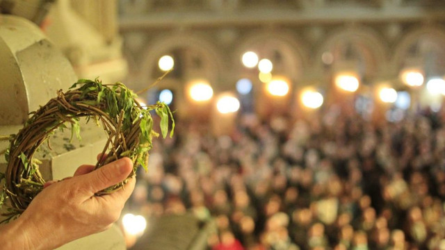 Catolicii din lumea întreagă au celebrat Duminica Floriilor în Biserica Sfântului Mormânt din Ierusalim